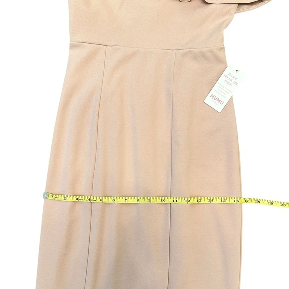 SHOW ME YOUR MUMU Florentine Maxi Dress Pink One Shoulder Women XS $188 MSRP NWT - Picture 13 of 15
